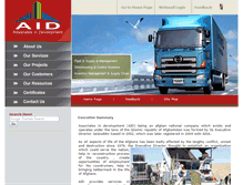 Tablet Screenshot of aid.af
